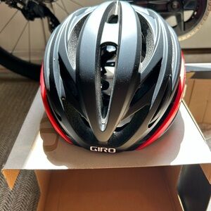 Giro Black and Red Cycling Helmet Adult Small